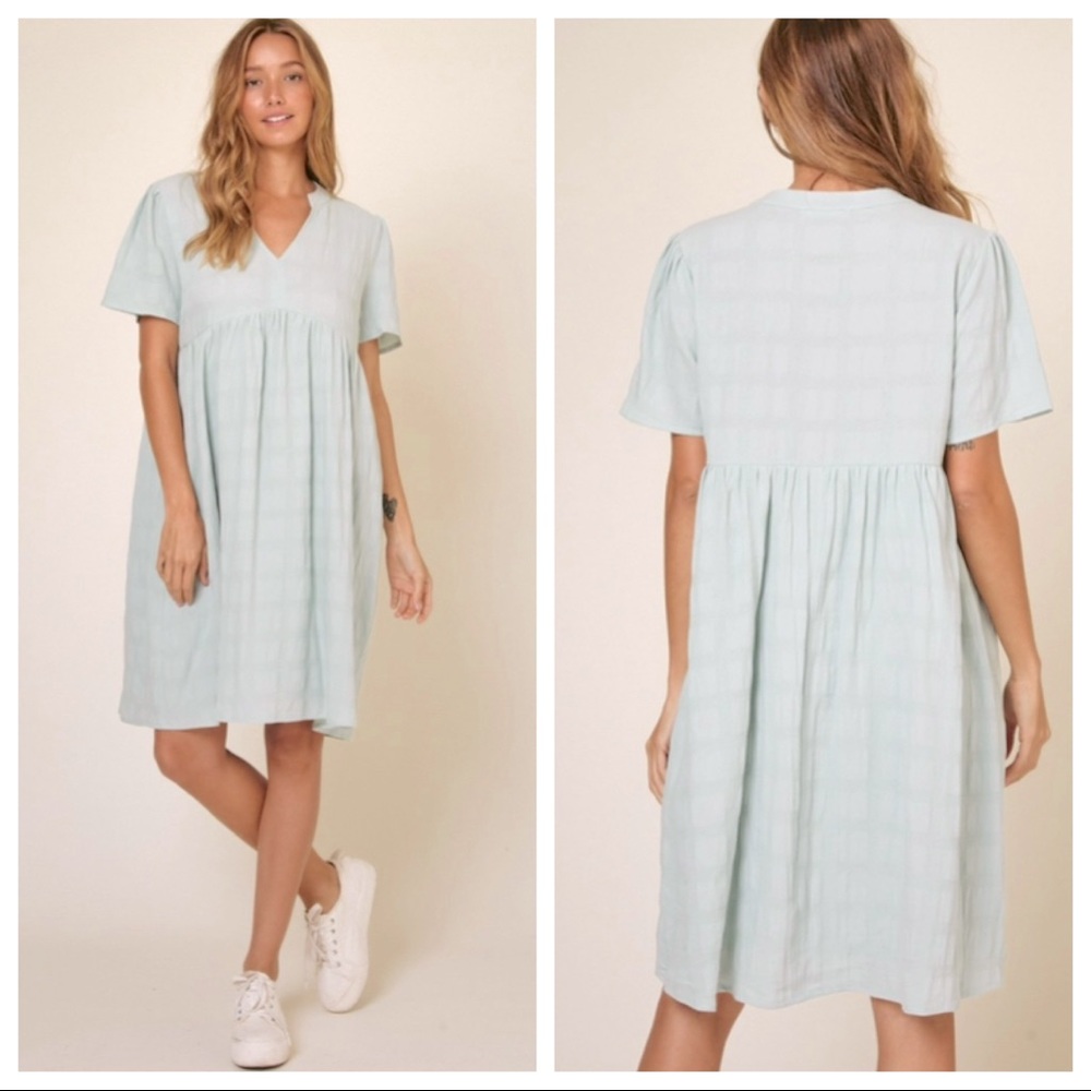 100% Cotton Boho Chic Midi Dress - Picture 6 of 6